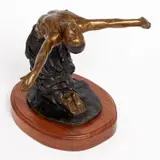 Clara Bikales, Alvin Ailey, 1993, Patinated bronze