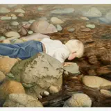 Max Standley, Misty Day, 1973, Acrylic on board