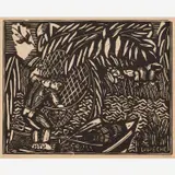 Atelier Raoul Dufy, La Peche, 1910-11, Woodcut on paper