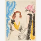 Marie Laurencin, Frivolites, 1926, Color etching