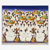 Jean-Claude Blanc, Untitled market painting, 2005, Oil on canvas