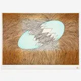 Shuvinai Ashoona, Hatched, 2007, Color lithograph on paper