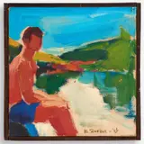 Ken Zonker, Untitled, 1962, Oil on canvas