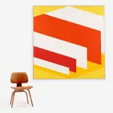 Nick Vaccaro, To Hokusai, 1967, Acrylic on canvas
