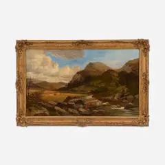 Thomas Morris Ash, Arthog Barmouth, Oil on canvas