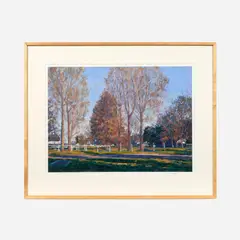 Gary Bowling, Study: January 17, 1990, Oil on paper
