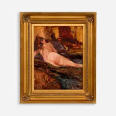 Eric K. Wallis, Turning, 1999, Oil on Masonite