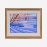 Rick Stoner, The Snow Bridge, 1989, Pastel on paper