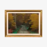 M. John English, The Road Not Taken, 1989, Oil on board