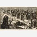 Rovine delle Terme Antoniniane(Ruins of the Baths of Caracalla) from Views of Rome by Giovanni Battista Piranesi, 1765, Etching on paper, offered Jul 2022
