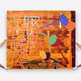 Warren Rosser, Mainframe Tracks, 1999, Acrylic on canvas