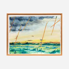 Site I by Gordon Sherman, 1989, Watercolor on paper, offered Jun 2022