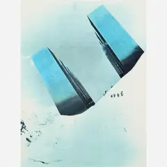 Dale Eldred, South Pole, 1991 Laser print on Arches paper 30" x 22 1/2" (sheet) From the artist's "Imaginary Graphics" series., Pencil