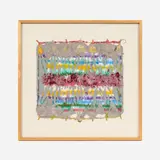 William Frederick Weege III, Grubtsoo, 1979 Hand-painted lamination print on handmade paper 18 1/4" x 19 1/2, Pencil