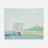 Bill Whorral, American Landscape #11, 1975, Oil on canvas