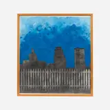 Michael Stack, This Plantation Has a Picket Fence, 1989, Watercolor and graphite on paper