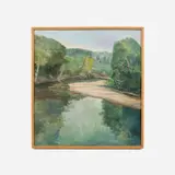 Robert Sudlow, Bouquet Creek #2, 1977, Oil on canvas