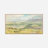Robert Sudlow, Storm Past Hessdale, 1987, Oil on canvas
