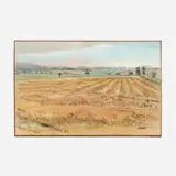 Robert Sudlow, Cut Wheat, Maple Hill, 1987, Oil on canvas