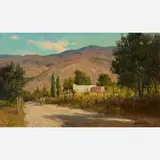 Paul Strisik, Abiquiu (New Mexico), 1978, Oil on canvas