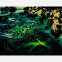 Symphonic Fantasy (deluxe edition) by Eyvind Earle, 1990, Serigraph on paper, offered Mar 2022