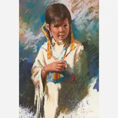 Untitled by Ernst Ulmer, Pastel on paper, offered Mar 2022