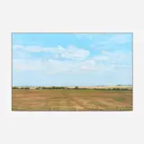 Mary Frances Ballard, Clouds and the Flat Land, 1981, Acrylic on canvas