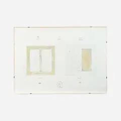 Marking Time by Pat Steir, 1977, Color drypoint and etching, offered Jan 2022