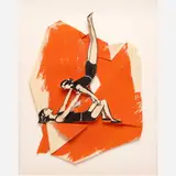 Kim MacConnel, Gymnasts, 1980, Gouache
