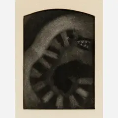 The Serpent by Nicholas Africano, 1971, Charcoal on paper, offered Jan 2022