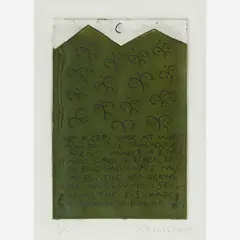 Artificer by Nicholas Africano, 1971, Color etching on paper, offered Jan 2022