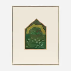 The Green Goose by Nicholas Africano, 1972, Watercolor on paper, offered Jan 2022