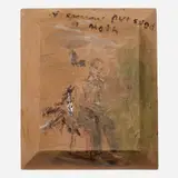 Nicholas Africano, A Sparrow Pursued a Moth, 1987, Oil