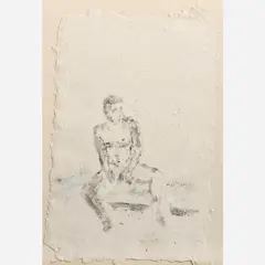 Nicholas Africano, Wiping Away Semen, 1988, Oil