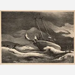 Thomas Hart Benton, After the Blow, 1946, Lithograph on paper