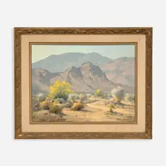 Karl Albert, Palos Verdes in Bloom, Oil on canvas mounted on Masonite