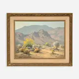 Karl Albert, Palos Verdes in Bloom, Oil on canvas mounted on Masonite