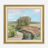 Robert Sudlow, Cottonwood Bend, 1997, Oil on canvas