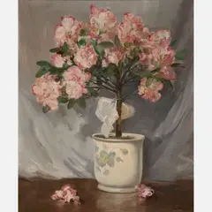 Azalea by Charles P. Gruppé, Oil on canvas, sold Jun 2026