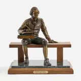 George Lundeen, Thomas Jefferson, 2001, Patinated bronze