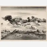 Adolf Dehn, Threshing, 1939, Lithograph on paper