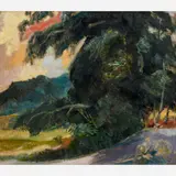 Robert Sudlow, Oak Tree, 1959, Oil on canvas