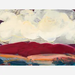 Dan Namingha, La Tierra Series XIV, 1997, Acrylic on paper