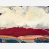 Dan Namingha, La Tierra Series XIV, 1997, Acrylic on paper