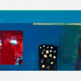 Dan Namingha, Landscape II, 1997, Acrylic on paper