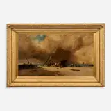 James Webb, Stranded, 1886, Oil on canvas