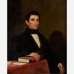 William R. Hamilton, Portrait of an American scholar, 1848, Oil on canvas