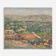 Stavros Papasavvas, Untitled landscape, 1976, Oil on canvas