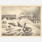Aaron Gunn Pyle, Blizzard of '49, 1949-50, Lithograph