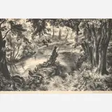 Charles Banks Wilson, Boy Fishing, 1967, Lithograph on paper